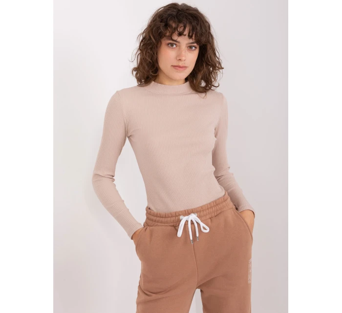 Bluzka RV BZ model 19014738 beżowy - FPrice Bluzka RV BZ model 19014738 beżowy - FPrice