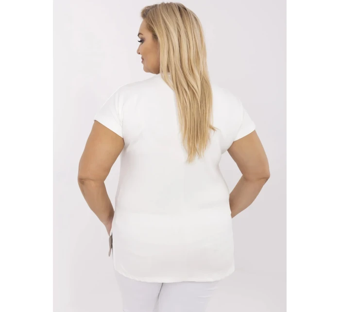 Bluzka RV BZ model 21072681 ecru - FPrice Bluzka RV BZ model 21072681 ecru - FPrice
