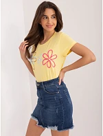 T shirt RV TS model 22293635 żółty - FPrice