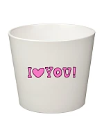 I LOVE YOU! - velký květináč I LOVE YOU! - velký květináč