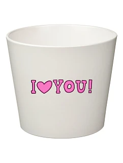I LOVE YOU! - velký květináč 