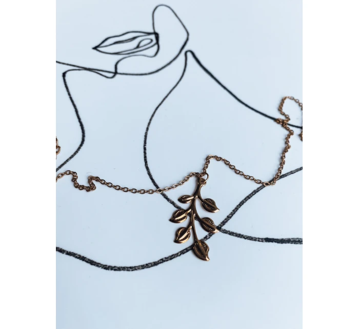 Zlatý náhrdelník IY0046 Zlatý náhrdelník IY0046