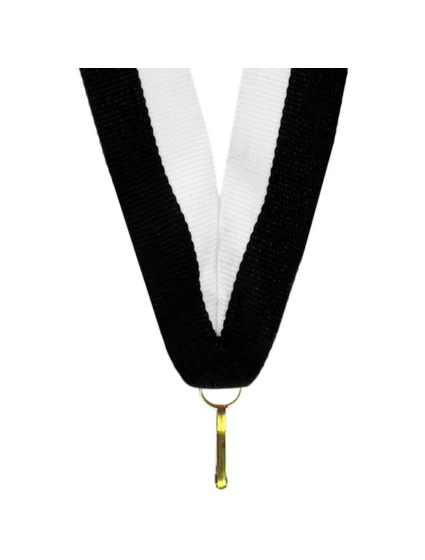 Stuha 22 mm - bílá a černá Stuha 22 mm - bílá a černá