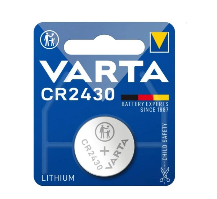 Baterie CR2430 Varta v balení po 1 ks cena za kus
