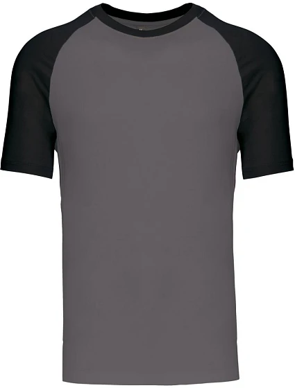 K 330 Baseballové tričko model 22507309 slate grey/black - Kariban K 330 Baseballové tričko model 22507309 slate grey/black - Kariban