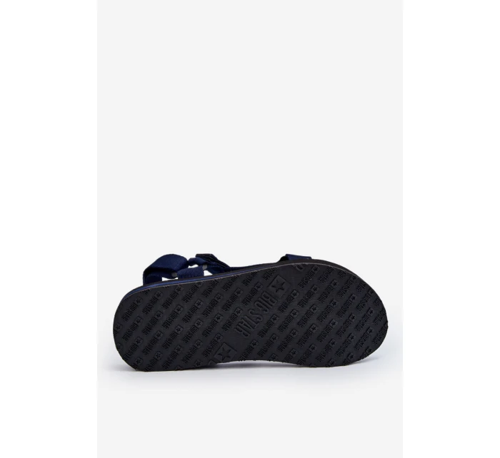 Pánské sandály na suchý zip Big Star model 21609131 Námořnická modrá - Big Star Shoes Pánské sandály na suchý zip Big Star model 21609131 Námořnická modrá - Big Star Shoes