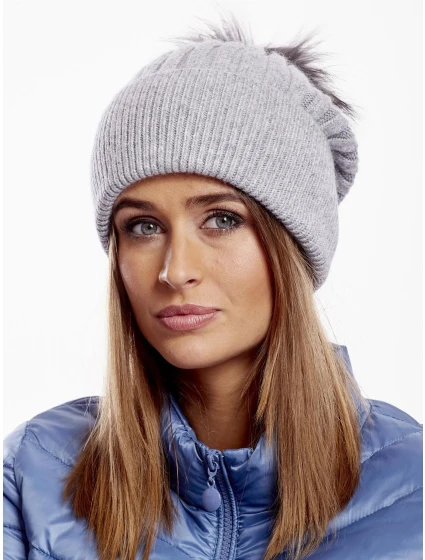Dámská čepice AT CZ 17230.43 šedá