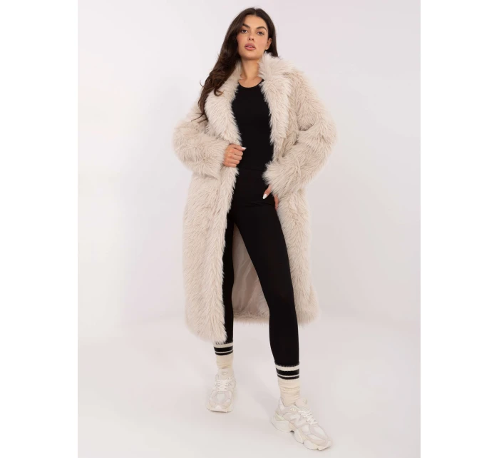 Płaszcz PL jasny beżowy model 21749923 - FPrice