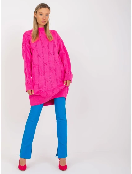 Dámský svetr LC SW 0297  fluo růžový