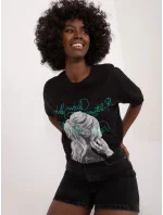 T shirt PM TS model 21185770 czarny - FPrice