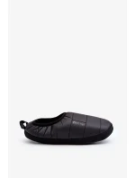Pánské zateplené pantofle Black Big Star Pánské zateplené pantofle Black Big Star