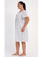 Dámská noční košile s krátkým rukávem model 22405309 - Vienetta Dámská noční košile s krátkým rukávem model 22405309 - Vienetta