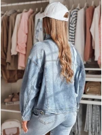 Dámská přechodná bunda oversize modrá Dstreet model 21985535 - FashionStreet Dámská přechodná bunda oversize modrá Dstreet model 21985535 - FashionStreet