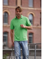 JN Pánské žerzejové elastické polo 02.0 lime green/white model 22487156 - Daiber JN Pánské žerzejové elastické polo 02.0 lime green/white model 22487156 - Daiber