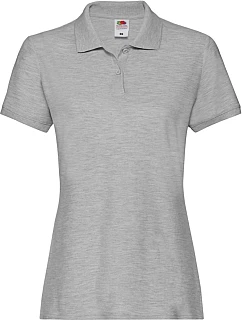 Fruit of the Loom Lady-Fit Premium Polo Dámské piqué polo 16.3030 athletic heather
