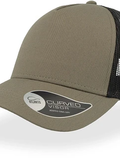 Atlantis Headwear Rapper Cotton 5 panelová Trucker kšiltovka "Rapper" 33.8020 olive/black