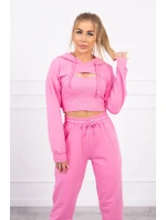 Bavlněná 3dílná sada světle růžová Bavlněná 3dílná sada světle růžová