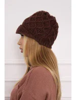 Roma Bis fleecová čepice K235 hnědá Roma Bis fleecová čepice K235 hnědá