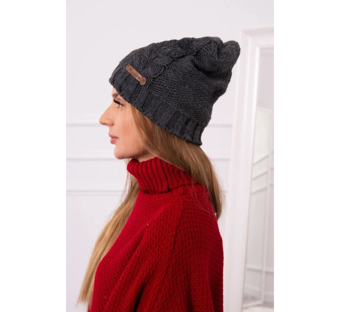 Fleecová čepice Ula K271 graphite Fleecová čepice Ula K271 graphite