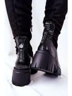 Kožené Boty  černé model 21565292 - Maciejka