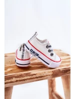 Dětské látkové tenisky BIG STAR KK374048 Bílá Dětské látkové tenisky BIG STAR KK374048 Bílá