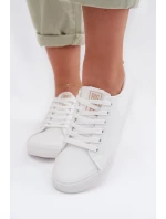 Dámské tenisky z eko kůže Big Star model 22009843 Bílé - Big Star Shoes