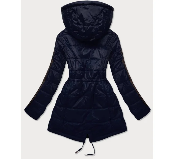 Tmavě oboustranná dámská bunda model 15798339 - MHM Tmavě oboustranná dámská bunda model 15798339 - MHM