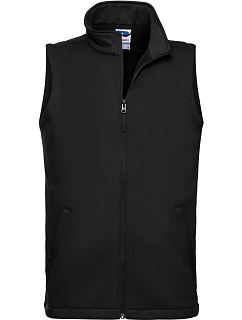 Russell Athletic 041M Pánská 2-vrstvá smart softshellová vesta 10.041M black