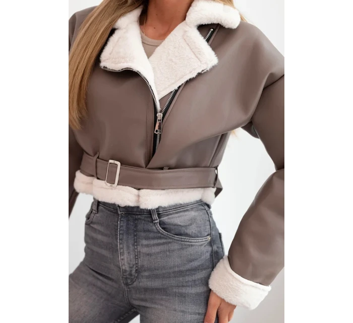 Dámská model 21273628 z ekokůže s podšívkou a páskem fango - K-Fashion