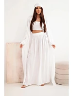 Dámský viskózový model 22084739 komplet v boho stylu bílý - K-Fashion Dámský viskózový model 22084739 komplet v boho stylu bílý - K-Fashion