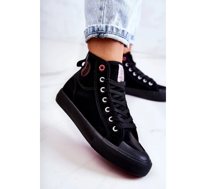Dámské vysoké tenisky Cross Jeans JJ2R4055C černá