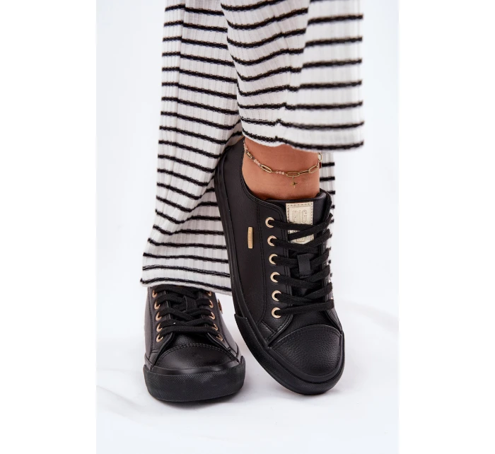 Dámské Tenisky Z Eko Kůže Big Star model 21693148 Černé - Big Star Shoes