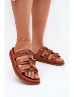 Dámské Pantofle S Pásky Camel Pasiriela Dámské Pantofle S Pásky Camel Pasiriela