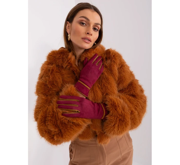 Rukavice AT RK 238601.25P kaštanová