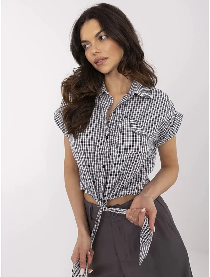 Košile NM BZ KA 01147.62P černá bílá Košile NM BZ KA 01147.62P černá bílá