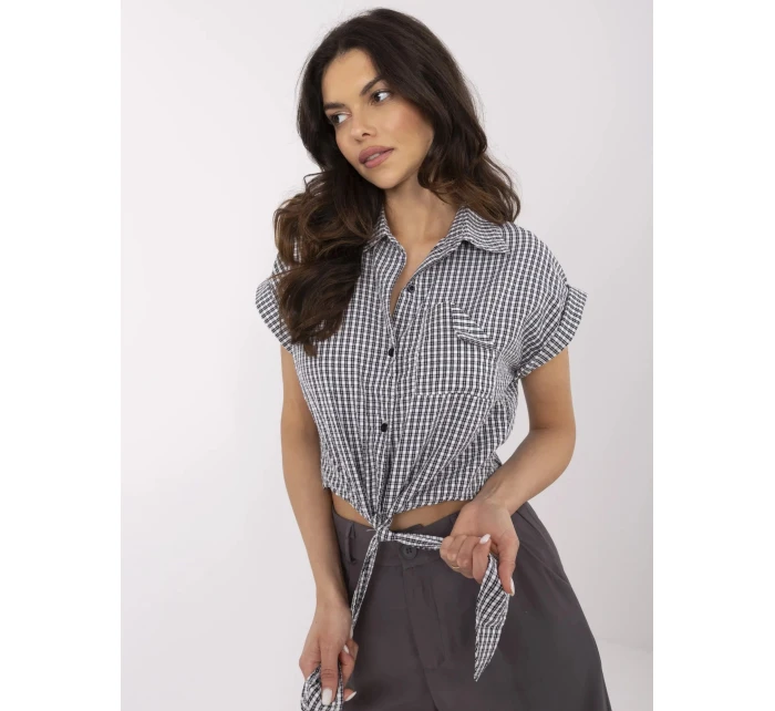 Košile NM BZ KA 01147.62P černá bílá Košile NM BZ KA 01147.62P černá bílá