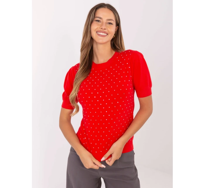 Sweter PM SW PM model 21314397 czerwony - FPrice Sweter PM SW PM model 21314397 czerwony - FPrice