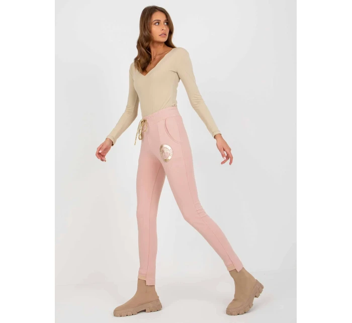 Tepláky RV DR 6650.81P světle růžová