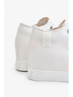 Vysoké tenisky na skrytém klínu Big Star LL274035 Bílé Vysoké tenisky na skrytém klínu Big Star LL274035 Bílé
