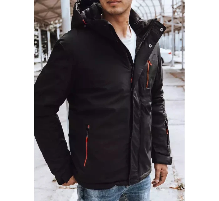 Pánská zimní bunda černá FashionStreet TX4239