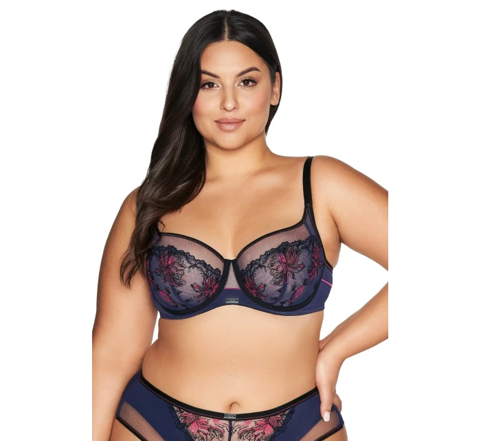 Měkká dámská podprsenka soft Navy Blue model 20533670 - Ava Měkká dámská podprsenka soft Navy Blue model 20533670 - Ava