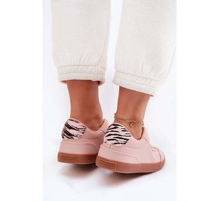 Dámské tenisky z Big Star Růžové model 22040032 - Big Star Shoes