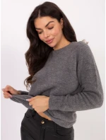Sweter MO SW model 21730840 ciemny szary - FPrice Sweter MO SW model 21730840 ciemny szary - FPrice