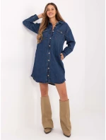 Dámské Jeans šaty D80026BI30469M314 Tmavě modrá - FPrice