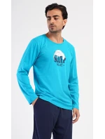 Pánské pyžamo dlouhé model 21775341 - Vienetta MAN