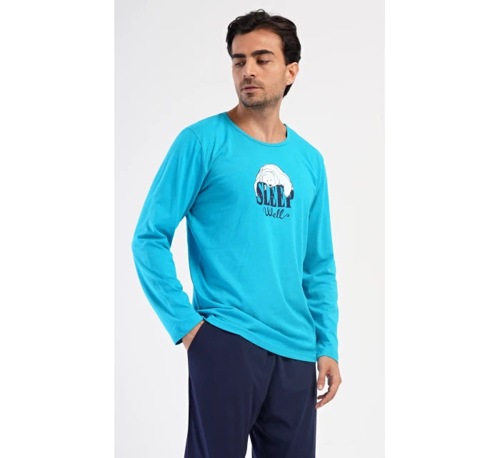 Pánské pyžamo dlouhé model 21775341 - Vienetta MAN