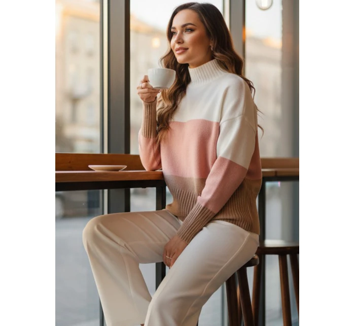 Dámský svetr růžový Dstreet model 21982768 - FashionStreet