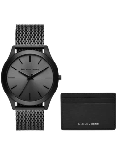 Pánské hodinky + pouzdro na karty MICHAEL KORS MK1085SET + BOX