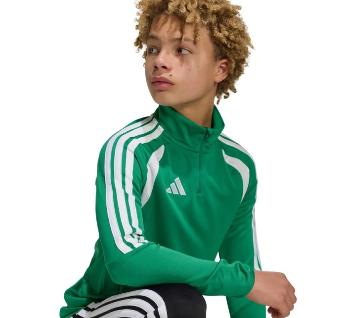Dětská mikina adidas Tiro 26 League Training Top zeleno-bílá JY7160