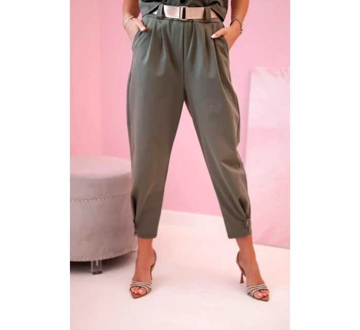 Set vesta + kalhoty světle khaki Set vesta + kalhoty světle khaki